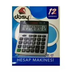 Dosy Hesap Makinesi Masa Üstü 12 Hane Ec-17