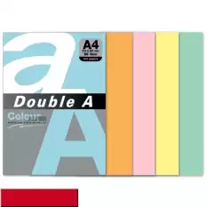 Double A Renkli Kağıt 100 Lü A4 80 Gr Kırmızı