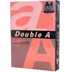 Double A Renkli Kağıt 500 Lü A4 75 Gr Fosforlu Punch