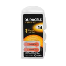 Duracell 13 Numara Düğme Kulaklık Pili İşitme Cihazı İçin 6Lı Paket