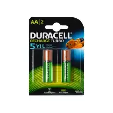 Duracell Şarjlı Kalem Pil (Aa) 2500 Mah 1,2 V 2 Li