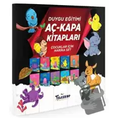 Duygu Eğitimi Kitapları - Aç Kapa Kitaplar Serisi (10 Kitap)