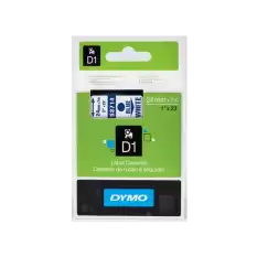 Dymo D1 Şerit Standart 24 Mmx7 Mt Beyaz Üzerine Mavi 53714