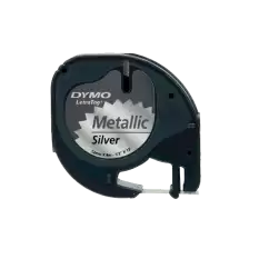 Dymo Letratag Şerit Metalik 12 Mmx4 Mt Gri 91208