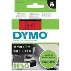 Dymo D1 Şerit 9 Mmx7Mt Kırmızı/ Siyah 40917