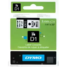 Dymo D1 Şerit Standart 6 Mmx7 Mt Sarı Üzerine Siyah 43618 S0720790