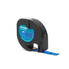 Dymo Letratag Şerit Plastik 12 Mmx4 Mt Mavi 91205