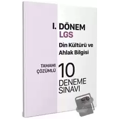 Editör Yayınları 8. Sınıf LGS Din Kültürü ve Ahlak Bilgisi 1. Dönem 10 Deneme