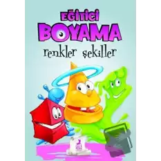 Eğitici Öğretici Boyama - Renkler Şekiller