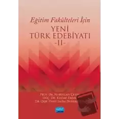 Eğitim Fakülteleri İçin Yeni Türk Edebiyatı 2