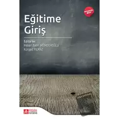 Eğitime Giriş - (Ekonomik Boy)