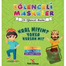 Eğlenceli maskeler kral mıyım yoksa korsan mı?