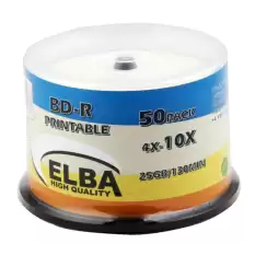 Elba Blu-Ray Bd-R 10X 25Gb 50Li Cake Box Prıntable