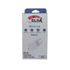 Elba Elb03-20Usb Beyaz 20W Usb Şarj Kafa Qc4.0(Akıllı Koruma-Hızlı Şarj-Isıya Dayanıklı)