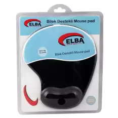 Elba K06152 Bileklikli Jel Mouse Pad Siyah