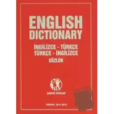 English Dictionary İngilizce - Türkçe Türkçe - İngilizce Sözlük (Ciltli)