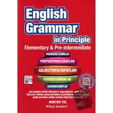 English Grammar İn Principle İngilizce Dilbilgisi Elementary Pre Intermediate