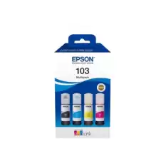 Epson 103 Cyan-Magenta-Yellow-Black Mavi-Kırmızı-Sarı-Siyah T00S6 4Lü Multipack Kartuş