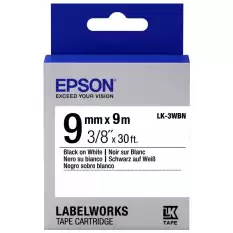 Epson Lk-3Wbw Strong Beyaz  Üzeri Siyah 9Mm 9Metre