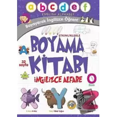 Etkinliklerle Boyama Kitabı İngilizce Alfabe