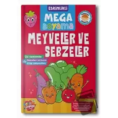 Etkinlikli Mega Boyama - Meyveler ve Sebzeler