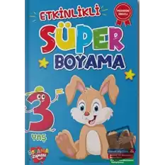 Etkinlikli Süper Boyama - 3 Yaş