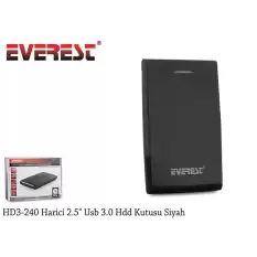 Everest Hd3-240 Harici 2.5 Usb 3.0 Hdd Kutu Siyah