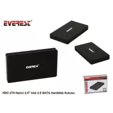 Everest Hdc-270 Harici 2.5 Usb 2.0 Sata Harddisk Kutusu