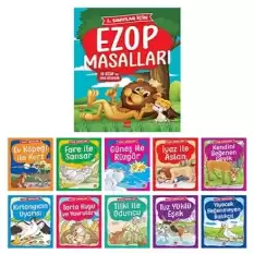 Ezop Masalları Seti - 10 Kitap Takım Küçük Boy