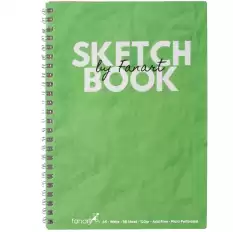 Fanart Academy Sketch Book 120 Gr Spiralli 50 Yp A5 Yeşil 8673