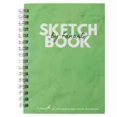Fanart Academy Sketch Book 120 Gr Spiralli 50 Yp A6 Yeşil 8673