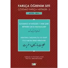 Farsça Öğrenim Seti / Çözümlü Farsça Metinler -3 / Seviye-Orta