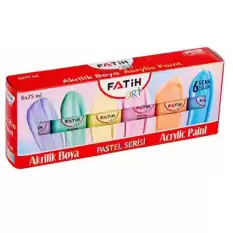 Fatih Akrilik Boya 75 Ml 6 Renk Pastel 6 Lı 55510