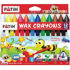 Fatih Mum Pastel Boya Wax Crayon Jumbo 12 Renk 50220