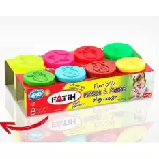 Fatih Oyun Hamuru Mini 8 Renk 400 Gr 50630