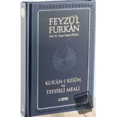 Feyzül Furkan Kuran-ı Kerim ve Tefsirli Meali - Büyük Boy - Mıklepli Ciltli (Lacivert)