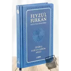 Feyzül Furkan Tefsirli Kuran-ı Kerim Meali (Büyük Boy - Tefsirli Meal - Ciltli) LACİVERT