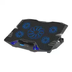 Frisby Fnc-5232St Rgb Gs5 Notebook Soğutucu (5Xfan) Lcd Kontrol Pane Metal Izgara 2 X Usb Port