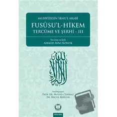 Fususu’l-Hikem Tercüme ve Şerhi 2