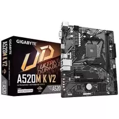 Gigabyte A520M-K V2 Ddr4 5100Mhz Pcı-E Gen3 M.2 Usb 3.2 Vga Hdmı Matx Am4 Anakart