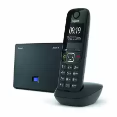 Gigaset As690 Ip Siyah Telsiz Dect Telefon 2 Ekran 150 Rehber