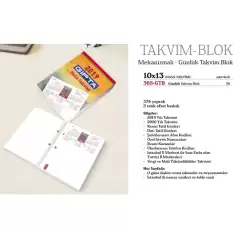 Gıpta Masa Takvimi 10X13 365-Gtb