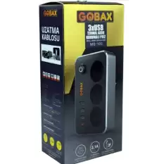 Gobax Mg-103 3Xusb 2.1A 3X Priz Anahtarli Termal Akim Korumali Priz 2Mt Kablo