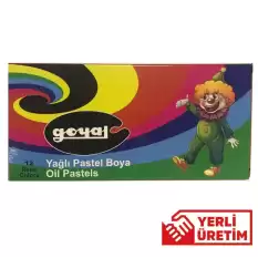 Goyal Pastel Boya Karton 12 Renk Köşeli Ptl-112