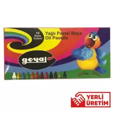 Goyal Pastel Boya Karton 12 Renk Yuvarlak Ptl-102