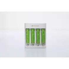 Gp E411 Usb Şarj Cihaz + 4 Adet Aaa 950 Mah Şarjlı İnce Kalem Pil