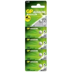 Gp Gp192-C5 Lr41Alkalin Düğme Pil 5Li Paket