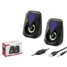 Hadron Hd6054 Bilgisayar Speaker  1.1 Ledli Siyah