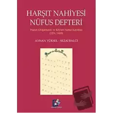 Harşıt Nahiyesi Nüfus Defteri