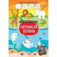 Hayvanlar Boyama - Minik Ressamlar İş Başında